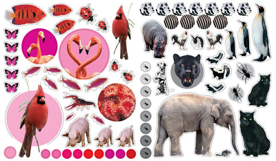 Libro Eyelike Stickers: Animales