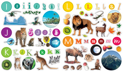 Libro Eyelike Stickers: Letras