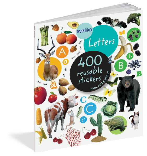 Libro Eyelike Stickers: Letras