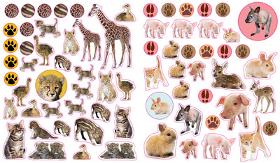 Libro Eyelike Stickers: Animales Bebés