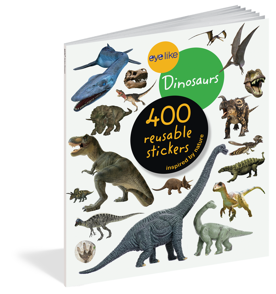 Libro Eyelike Stickers: Dinosaurios