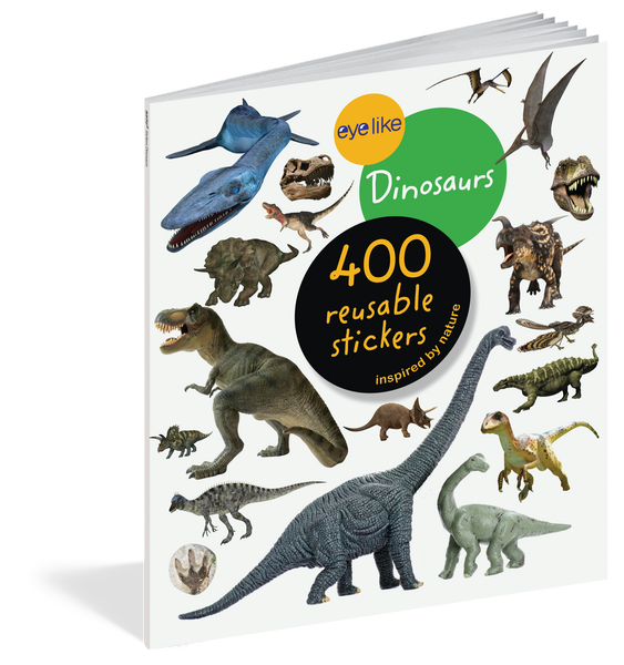 Libro Eyelike Stickers: Dinosaurios