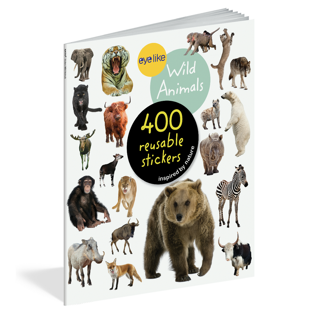 Libro Eyelike Stickers: Animales Salvajes