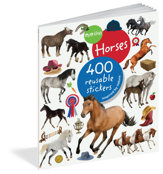 Libro Eyelike Stickers: Caballos