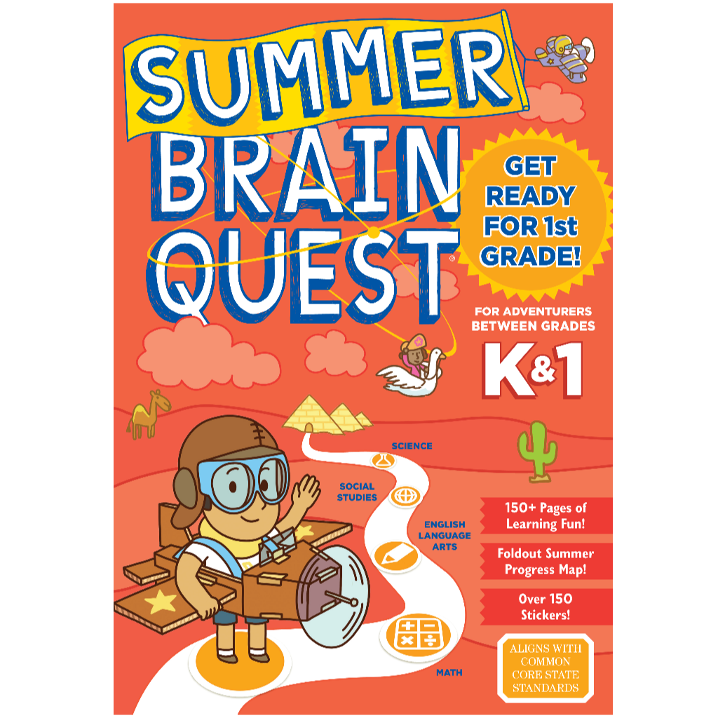 Libro Actividades Summer Brain Quest Prepárate para Primero Básico