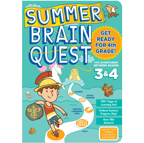 Libro Actividades Summer Brain Quest Prepárate para Cuarto Básico