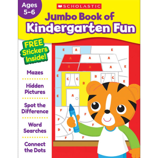 Libro Jumbo de Entretención para Kinder