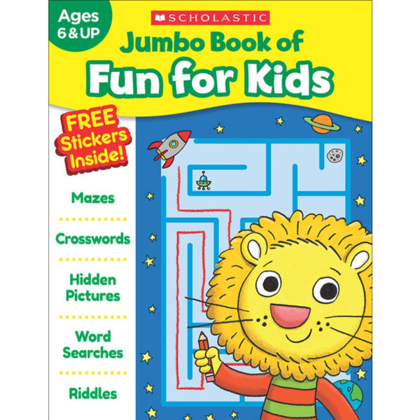 Libro Jumbo de Entretención para Niños