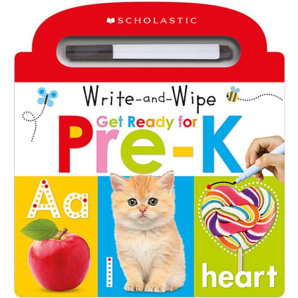 Libro escribe y borra: Prepárate para Prekinder