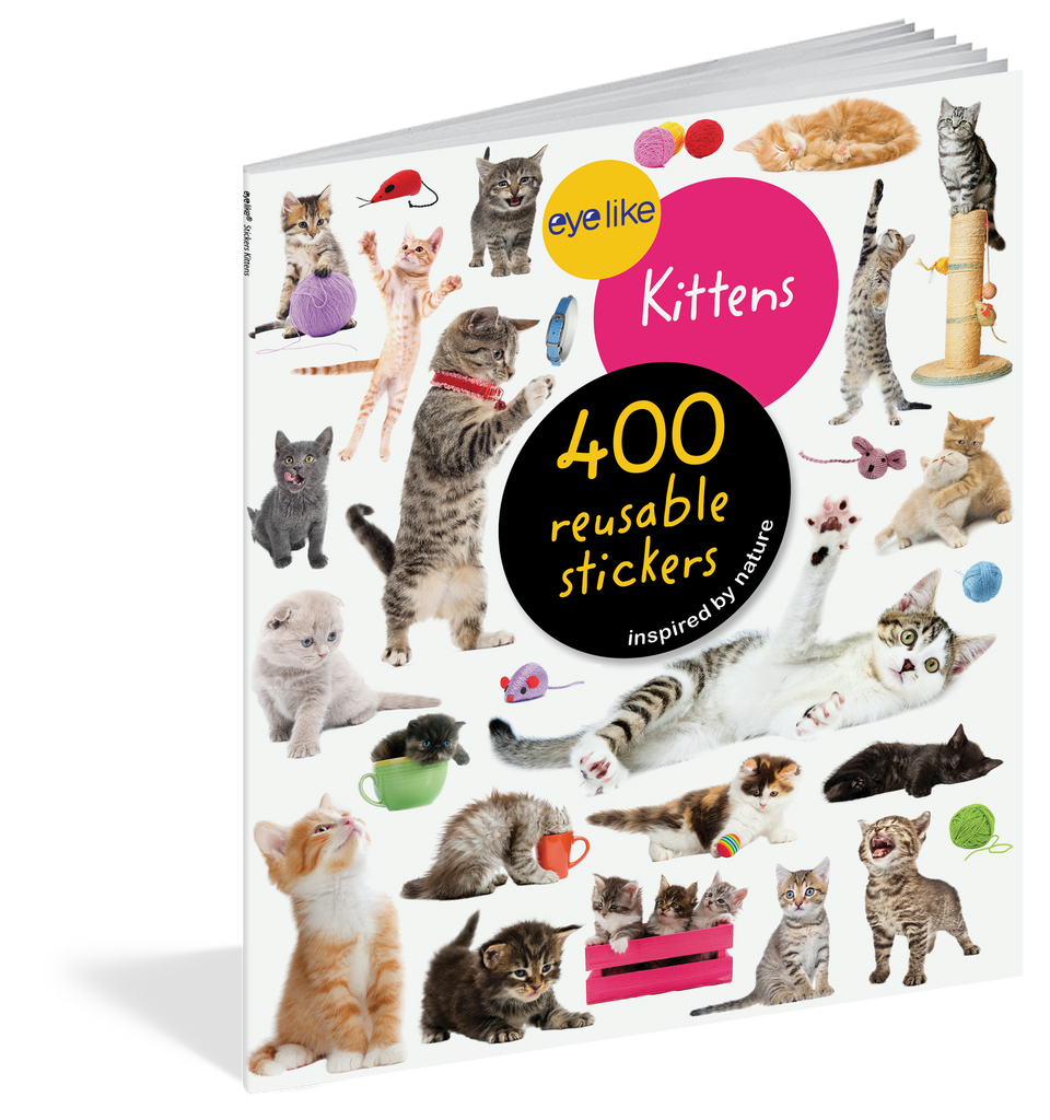 Libro Eyelike Stickers: Gatitos