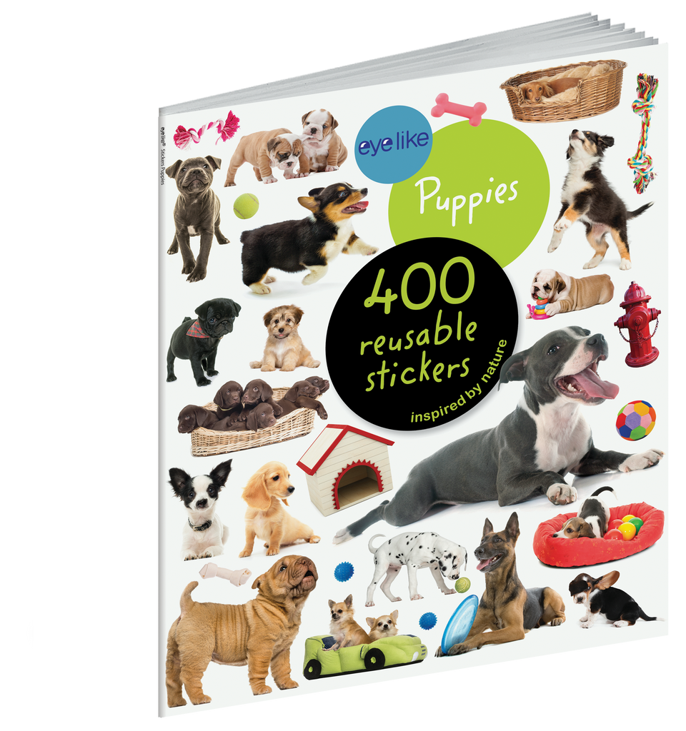 Libro Eyelike Stickers: Cachorros