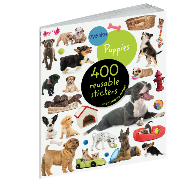 Libro Eyelike Stickers: Cachorros