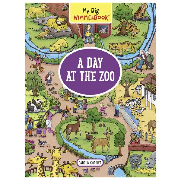 Libro My Big Wimmelbook: Un día en el zoológico