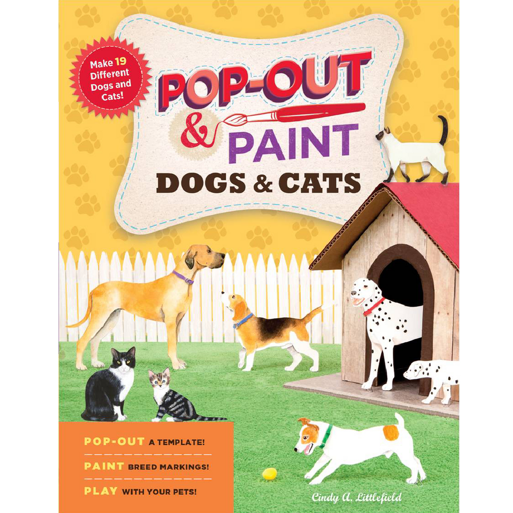Pop-Out & Paint Dogs & Cats