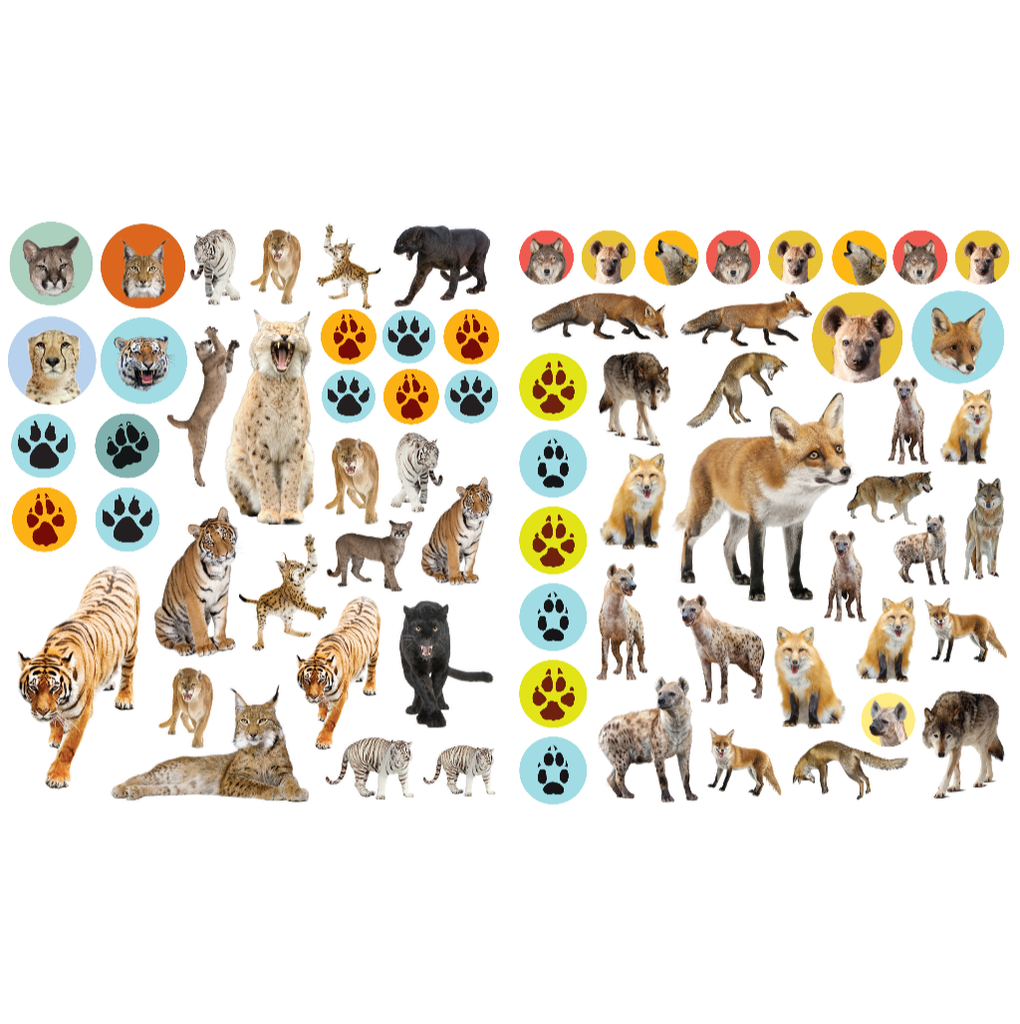 Libro Eyelike Stickers: Animales Salvajes