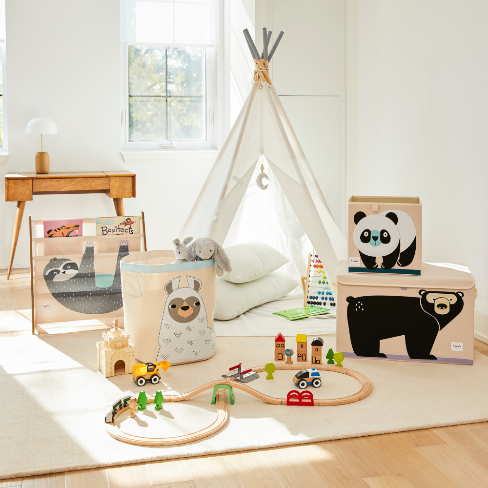 Caja para juguetes: panda