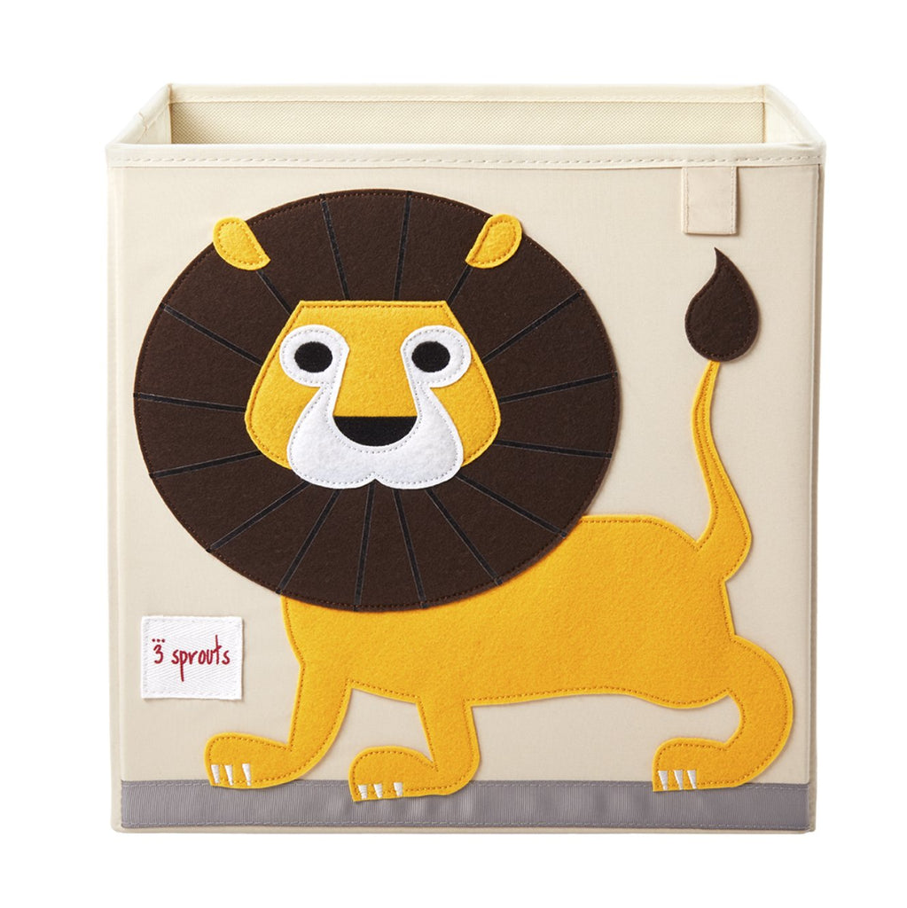 Caja para juguetes: león