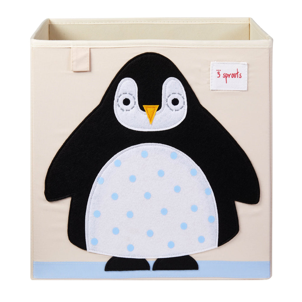 Caja para juguetes: pinguino