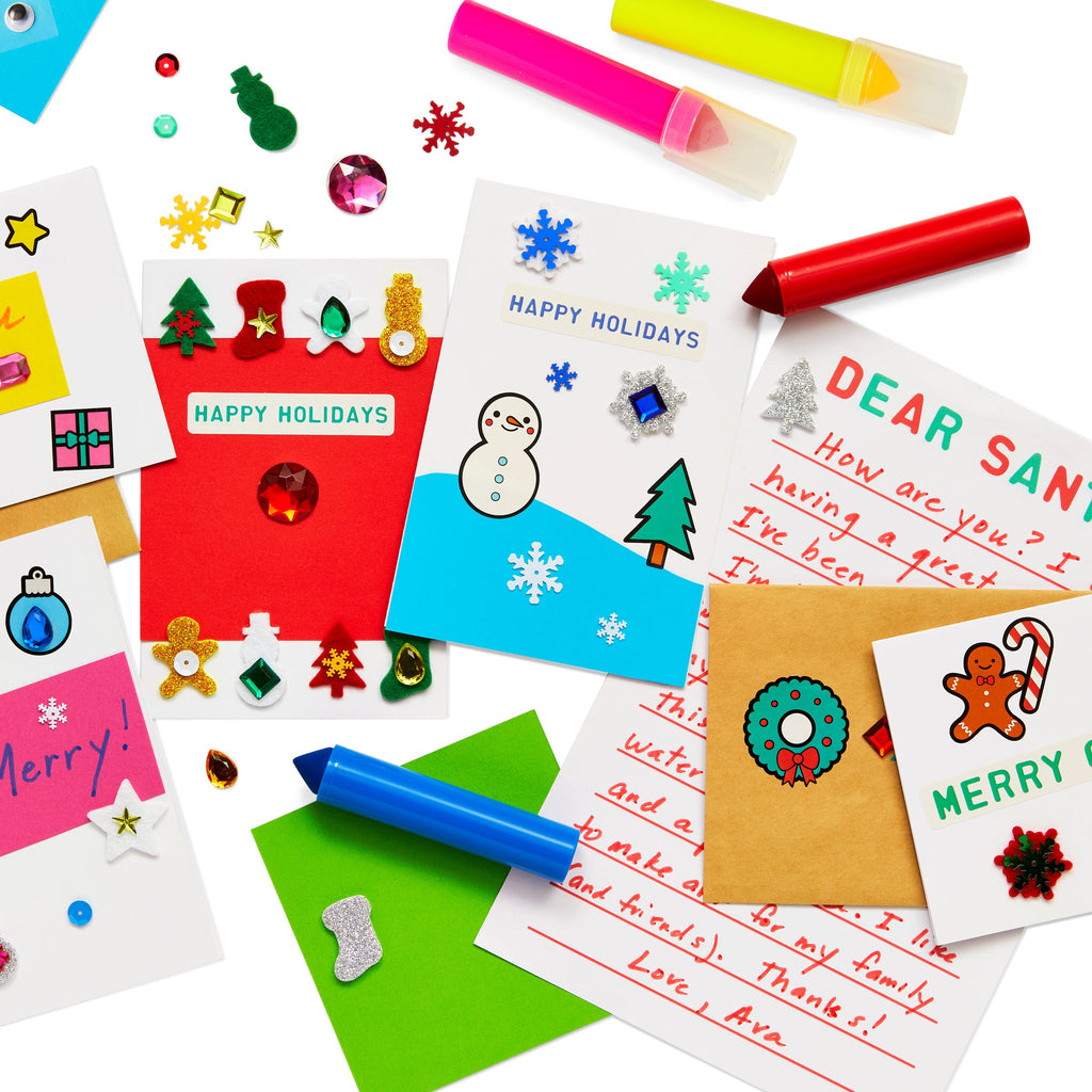 Kit para hacer tarjetas - Navidad