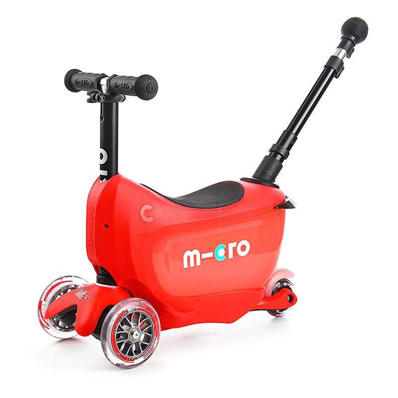 Scooter Micro Mini2Go Deluxe Plus Rojo