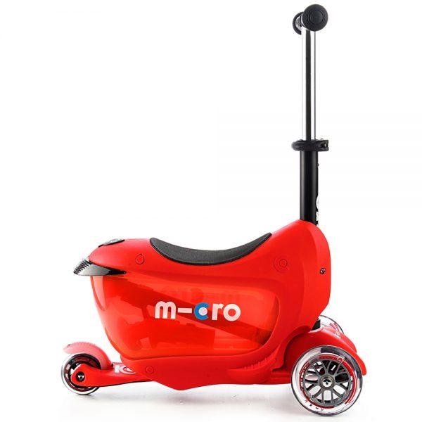 Scooter Micro Mini2Go Deluxe Rojo