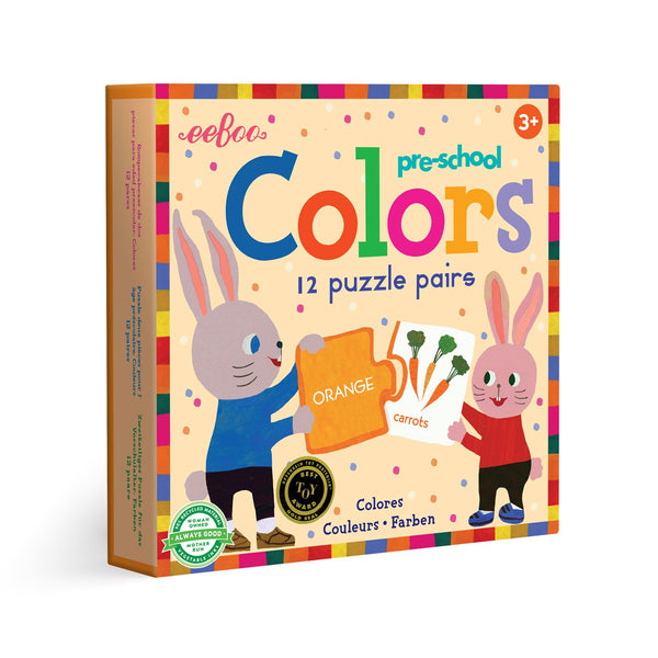 Puzzle en Pares: Colores - Pre Kinder