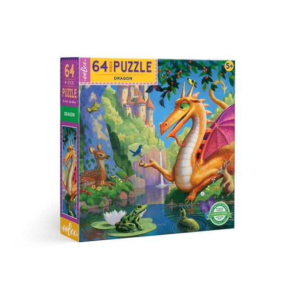 Puzzle 64 piezas Dragón