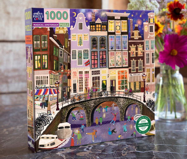 Puzzle 1000 piezas: Ámsterdam Mágica