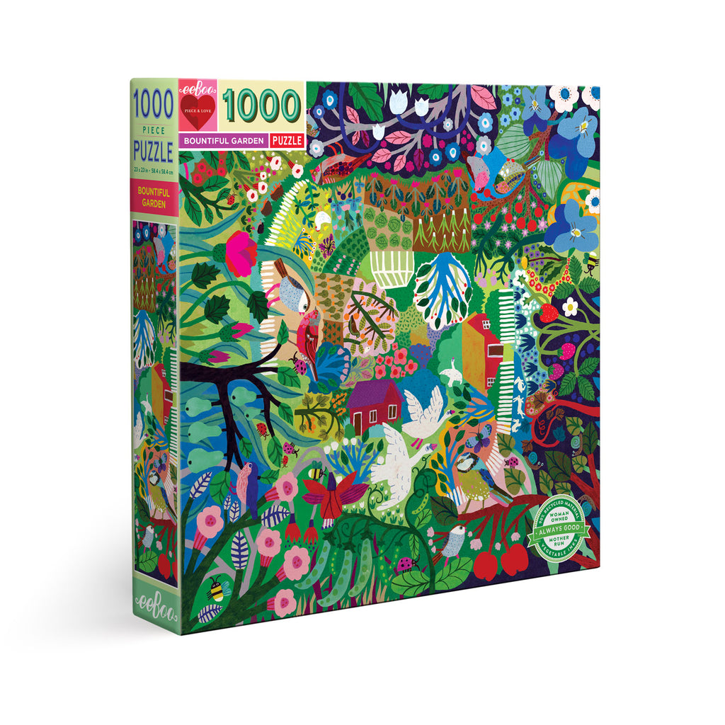 Puzzle 1000 piezas: Jardín abundante