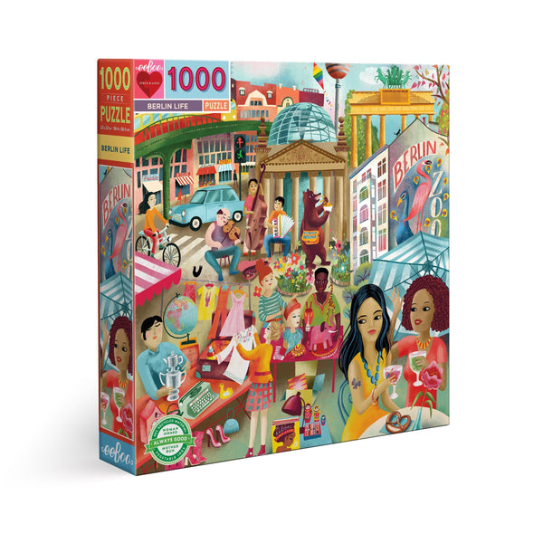 Puzzle 1000 piezas: Vida en Berlín