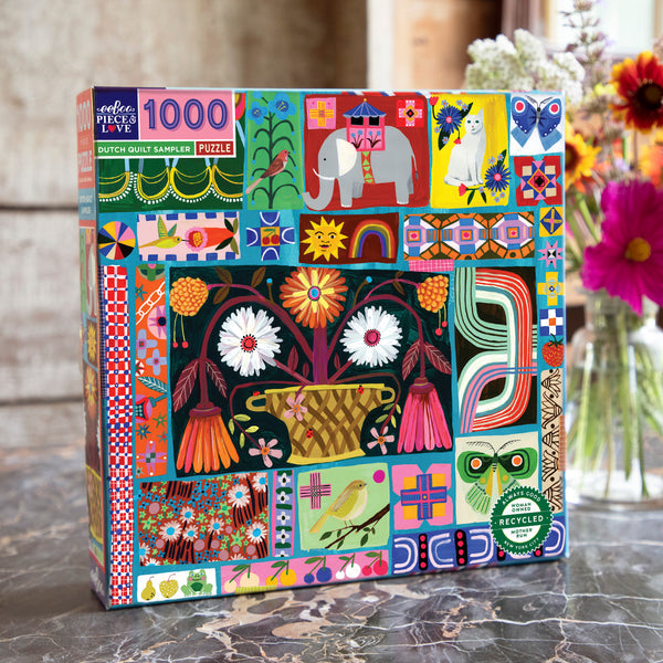Puzzle 1000 piezas: Dutch Quilt Sampler