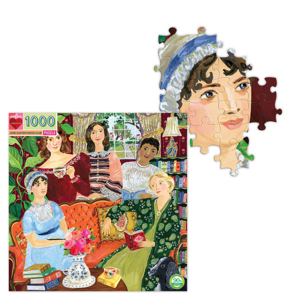 Puzzle 1000 piezas: Club de Libros de Jane Austen