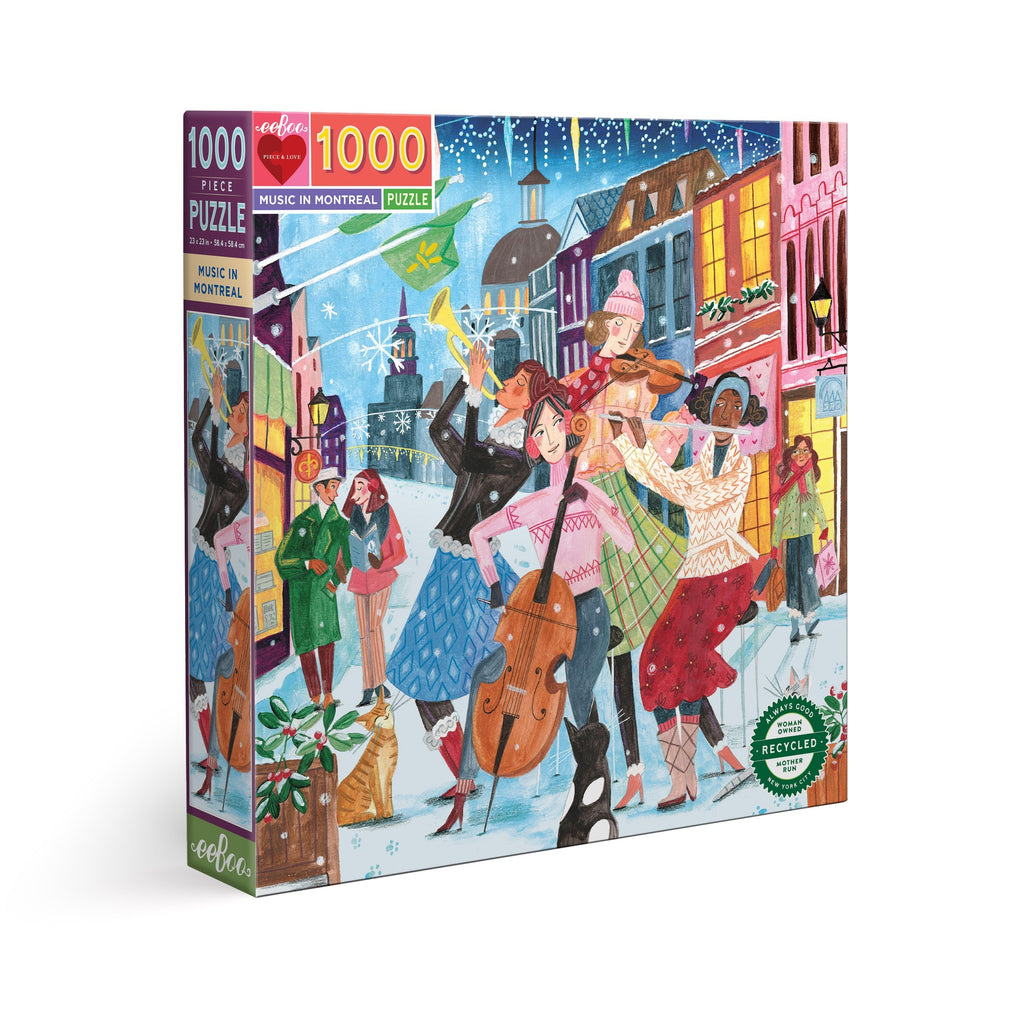Puzzle 1000 piezas: Música en Montreal
