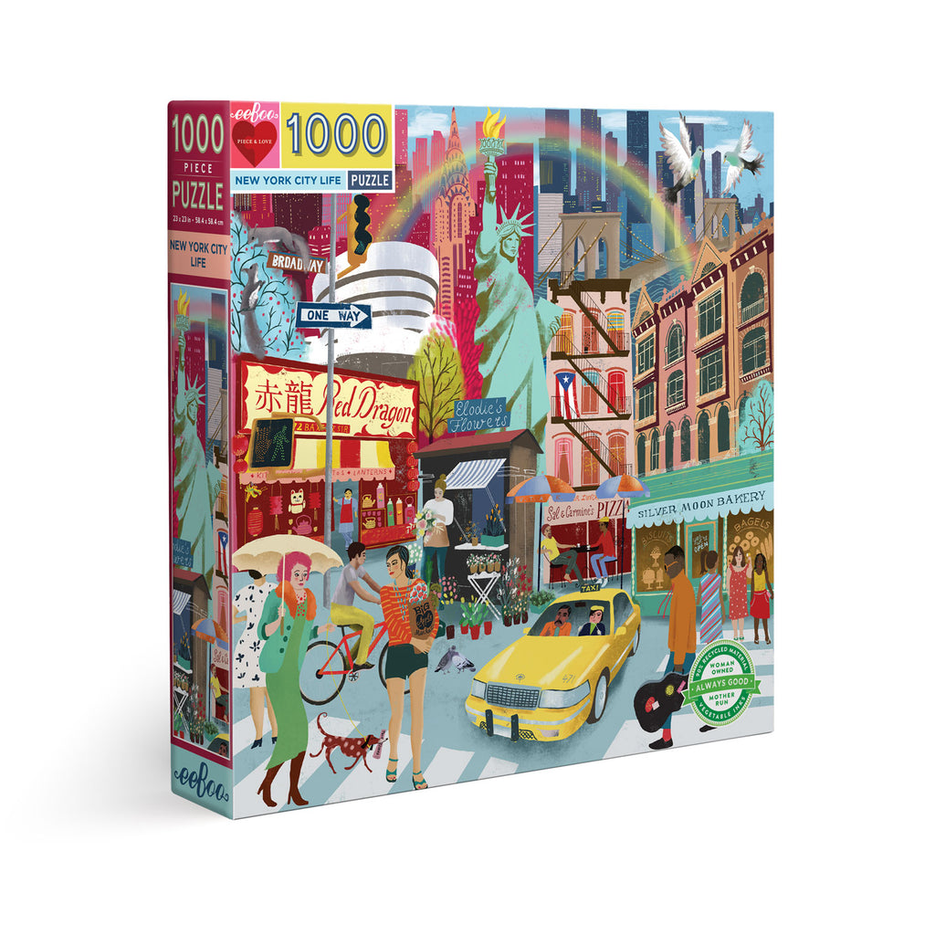 Puzzle 1000 piezas: Vida en NYC
