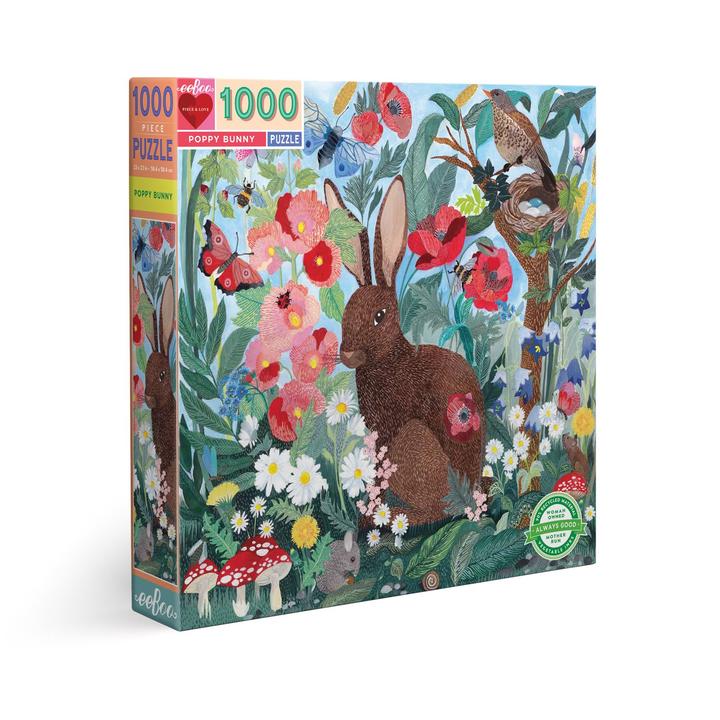 Puzzle 1000 piezas: Conejito de Amapola