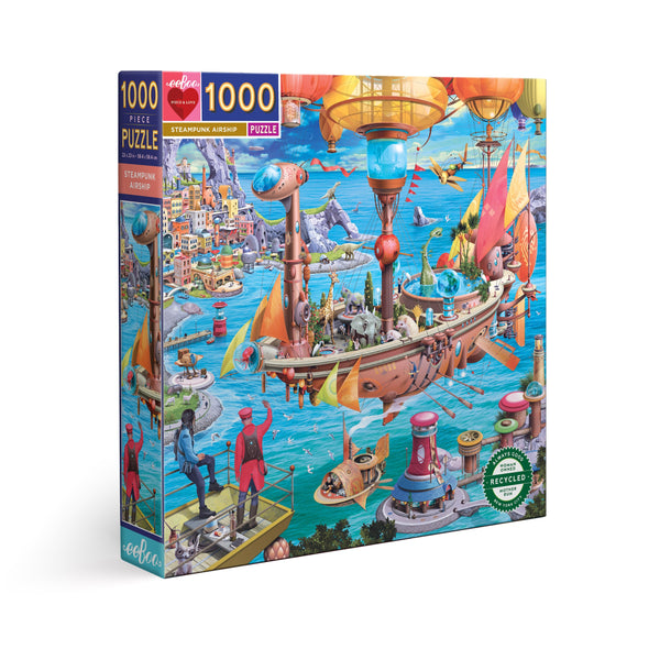 Puzzle 1000 piezas: Steampunk Airship