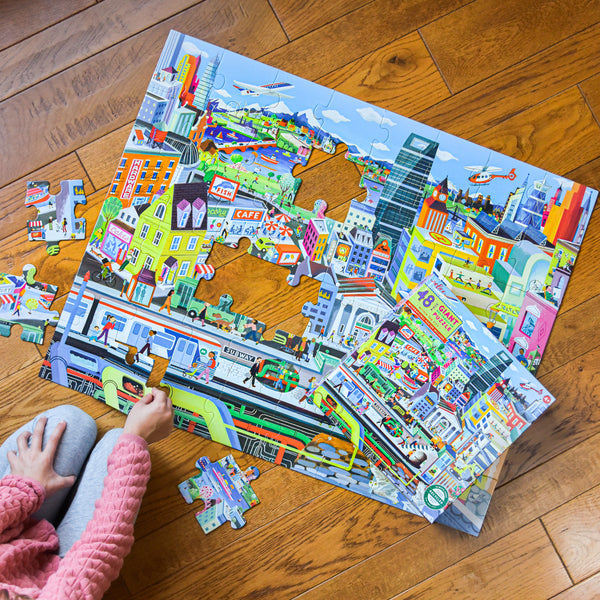 Puzzle Gigante 48 piezas En la ciudad