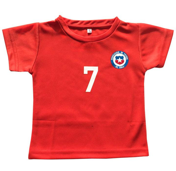 Polera Selección Chilena con el número 7