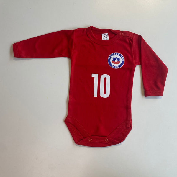 Pilucho Selección Chilena con el número 10