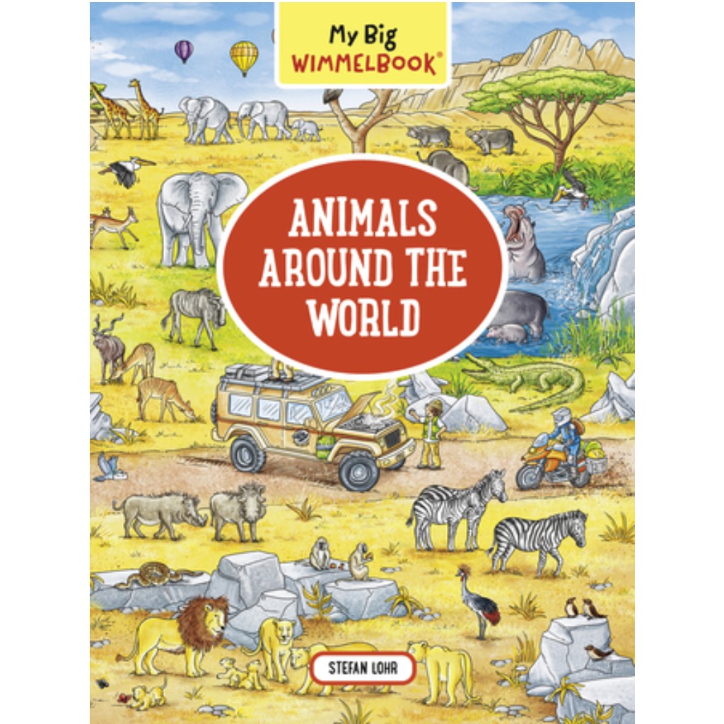 Libro My Big Wimmelbook: Animales alrededor del mundo