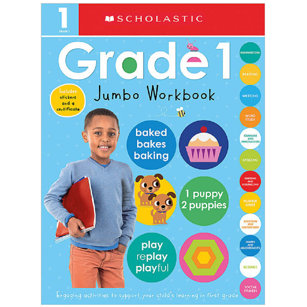 Libro de actividades Jumbo: First Grade