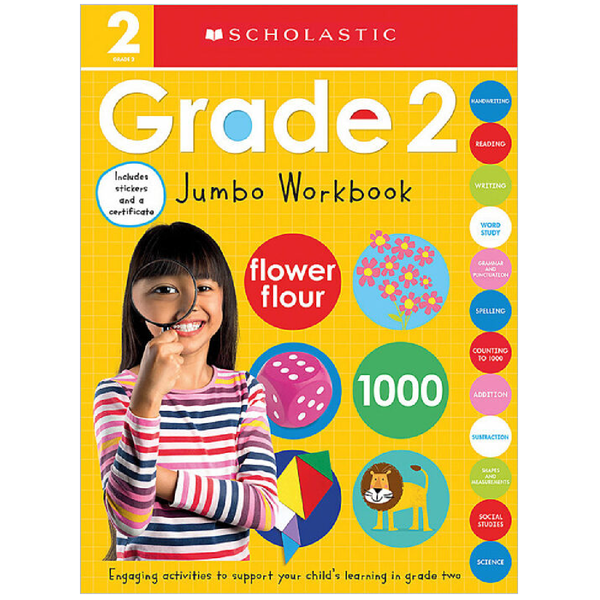 Libro de actividades Jumbo: Second Grade