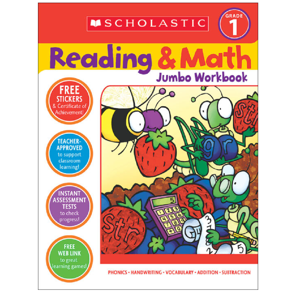 Libro de actividades Jumbo: Reading & Math - Grade 1