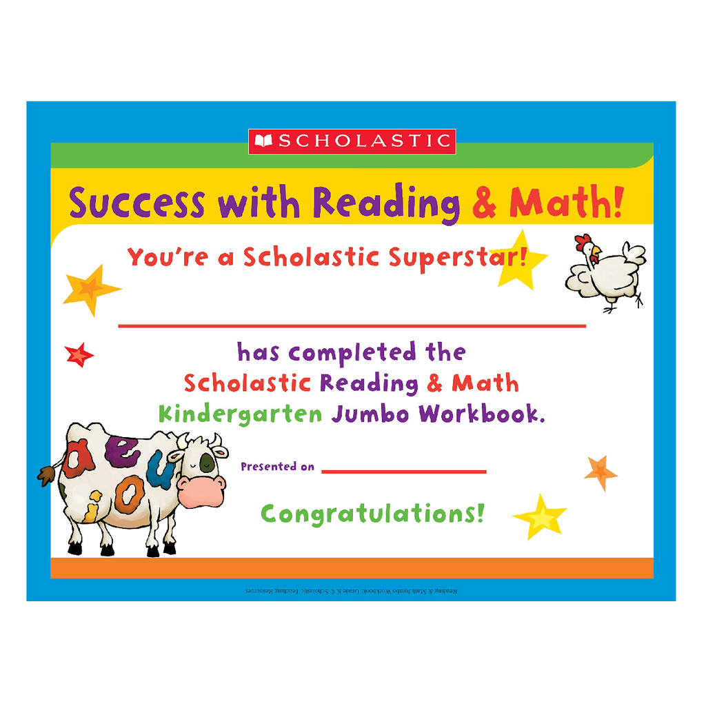 Libro de actividades Jumbo: Reading & Math - Kinder
