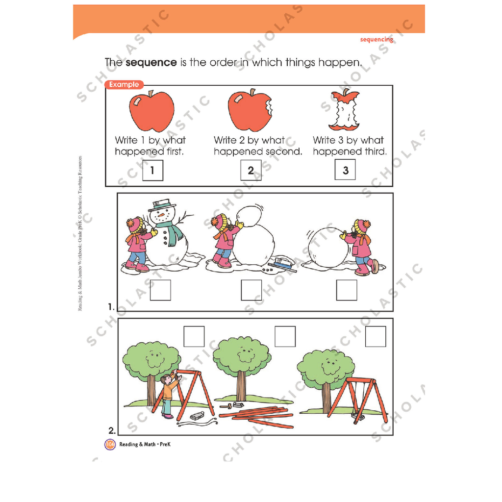Libro de actividades Jumbo: Reading & Math - Pre Kinder